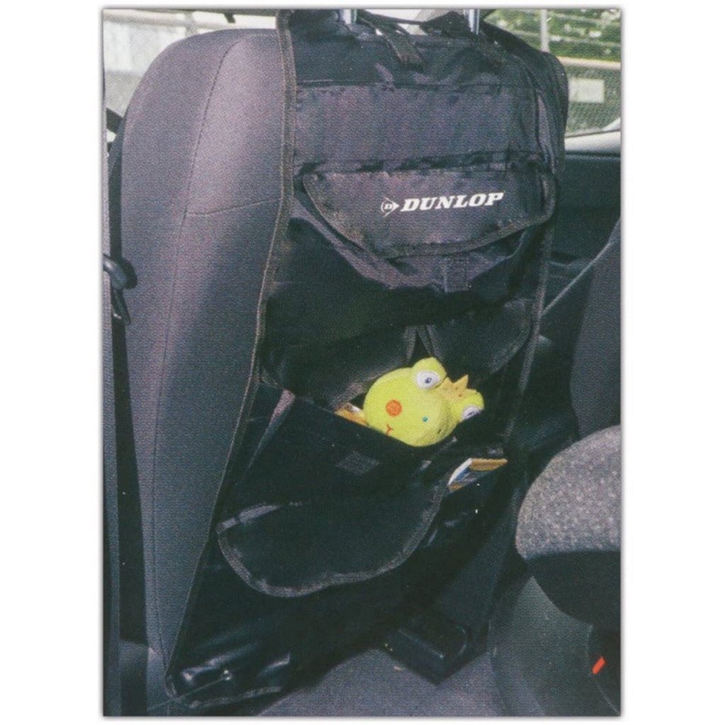 Dunlop autostoel organizer 41x69 cm zwart