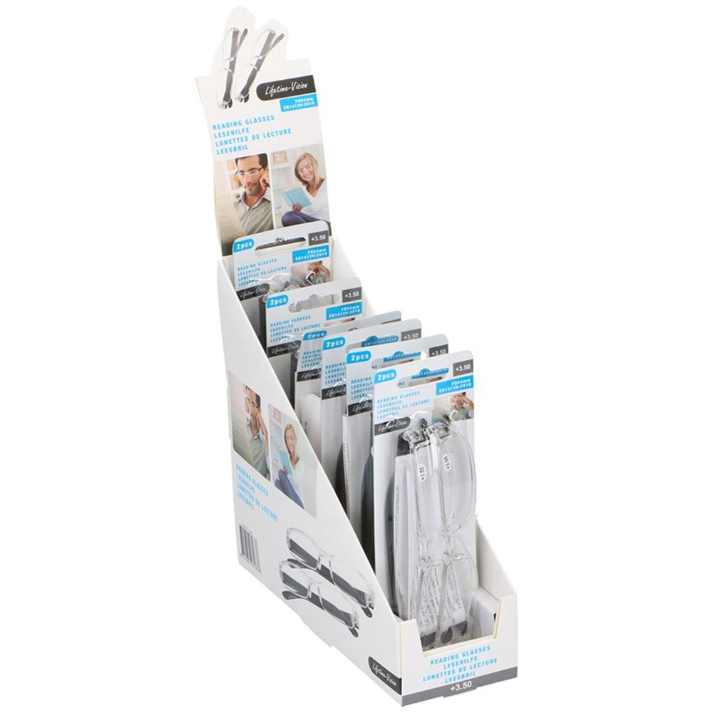Lifetime leesbril 2 stuks op kaart, sterkte +3.50