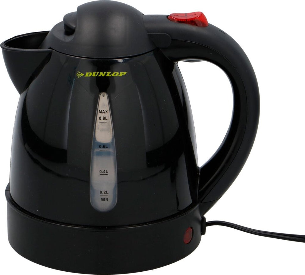 Dunlop campingwaterkoker zwart 12v stekker