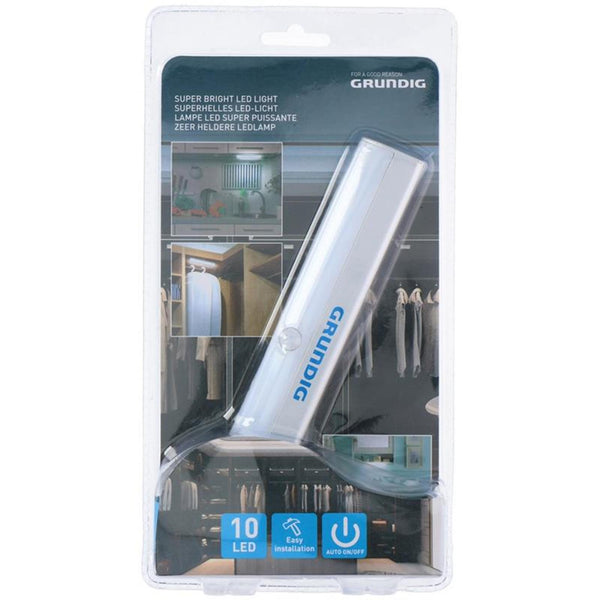 Grundig led kast lamp super helder 11x5x3cm (exclusief 4xaaa batterij)