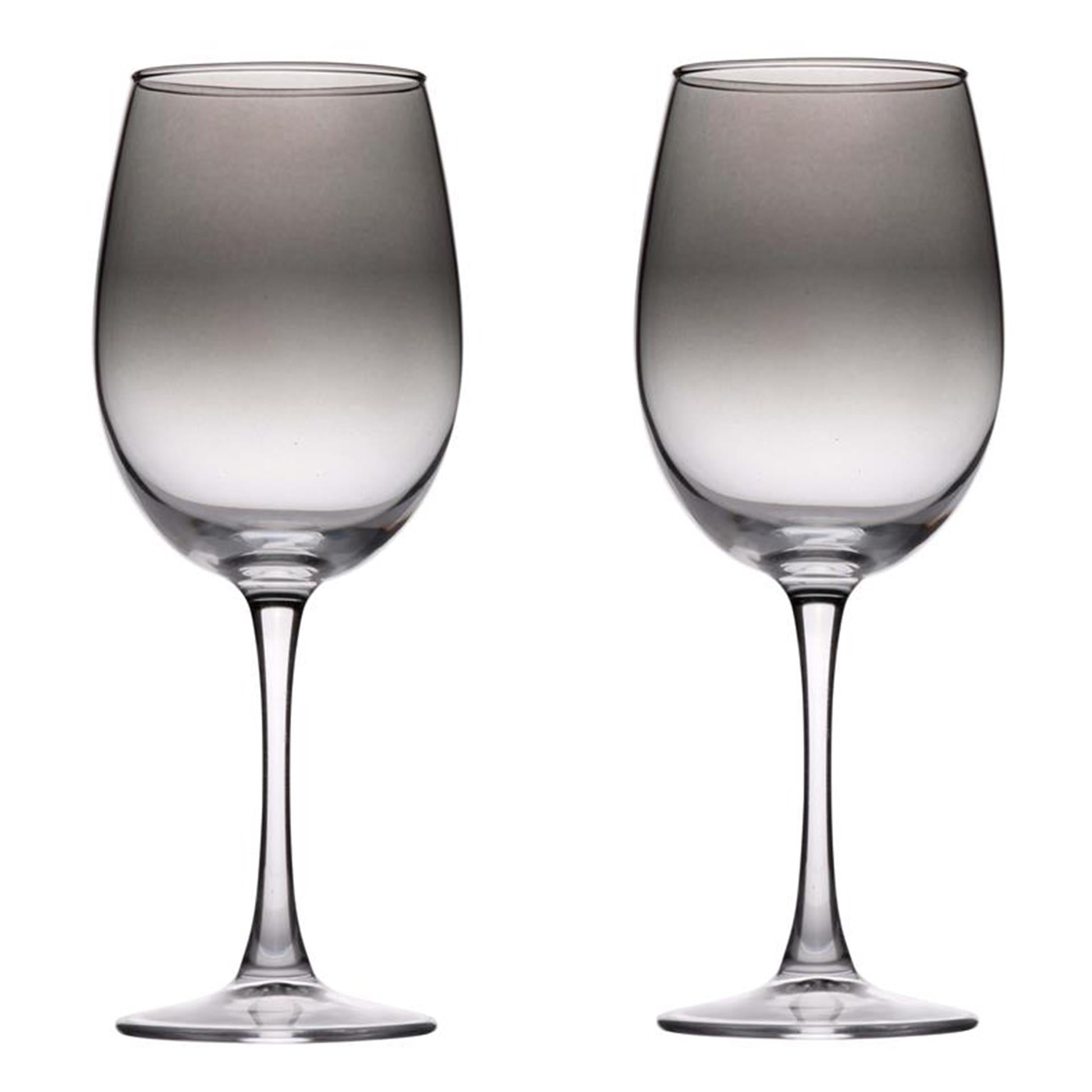 Alpina wijnglazen set 4 stuks - wijn glazen smoked - geschikt voor rode en witte wijn - glasservies voor elke gelegenheid - glas