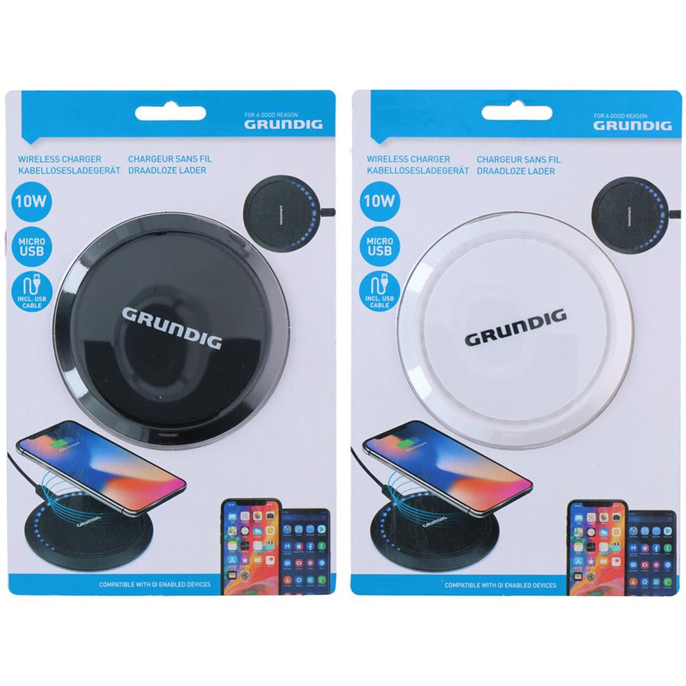 Grundig telefoonoplader draadloos micro usb 10w
