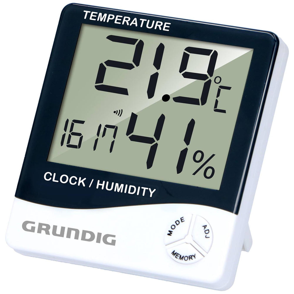 Grundig weerstation digitaal 10x10x2,5cm