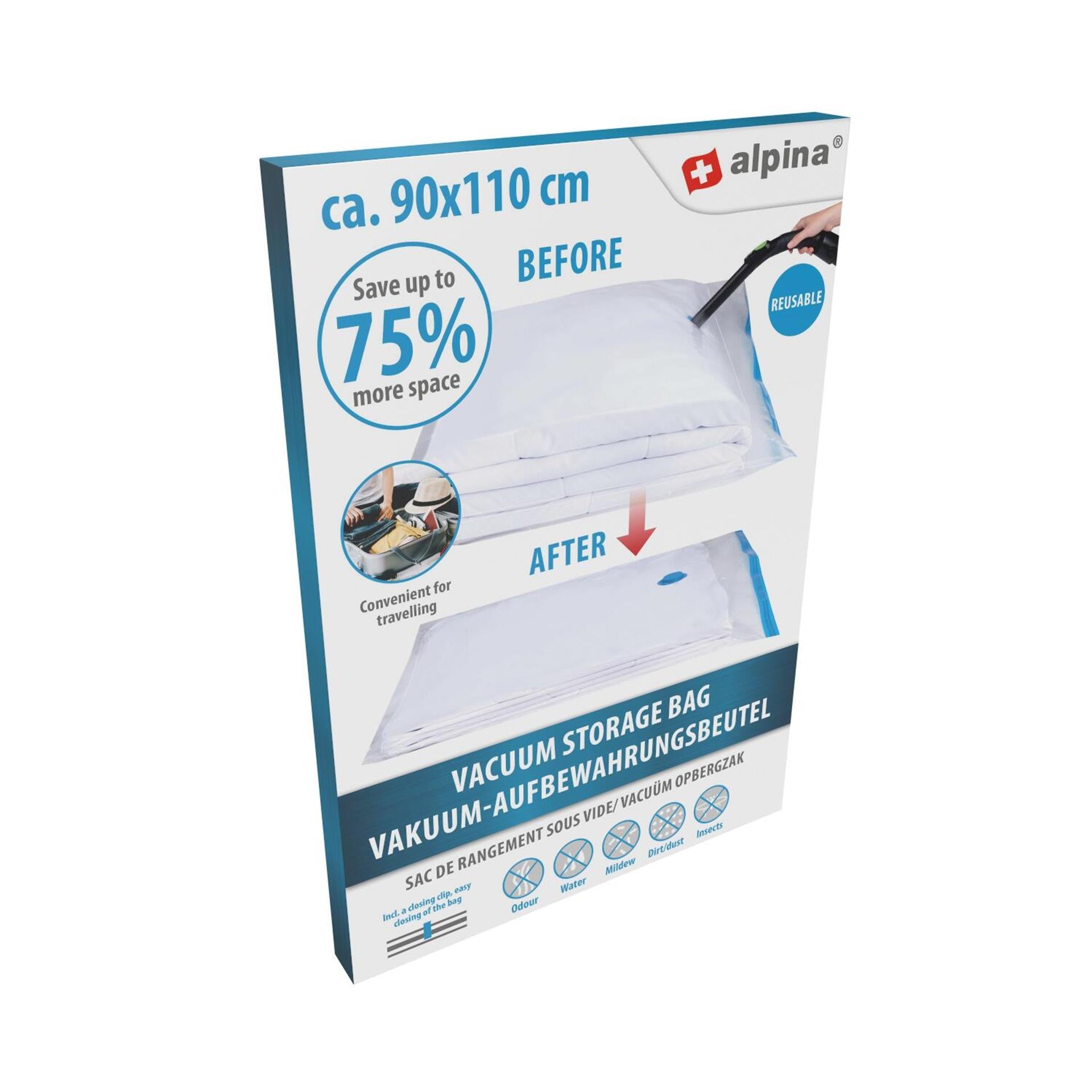 Vacuüm opbergzak 90x110 cm