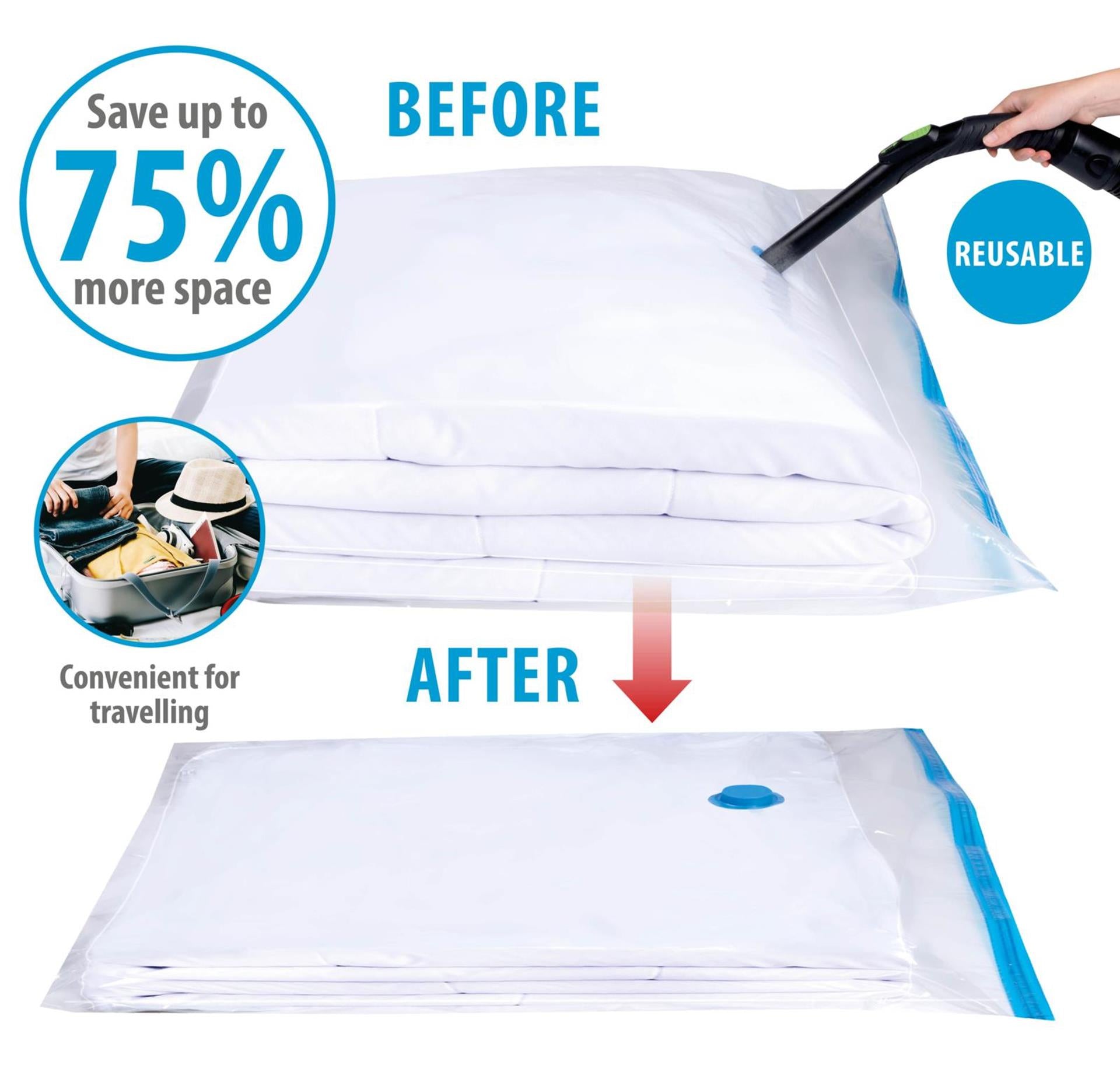 Vacuüm opbergzak 90x110 cm