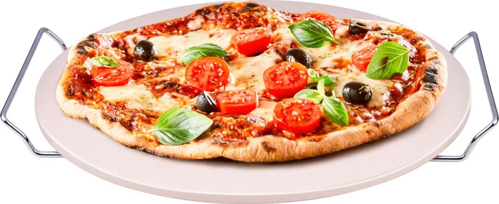 Bbq collectie ovensteen bak pizza, brood en toast ?33cm