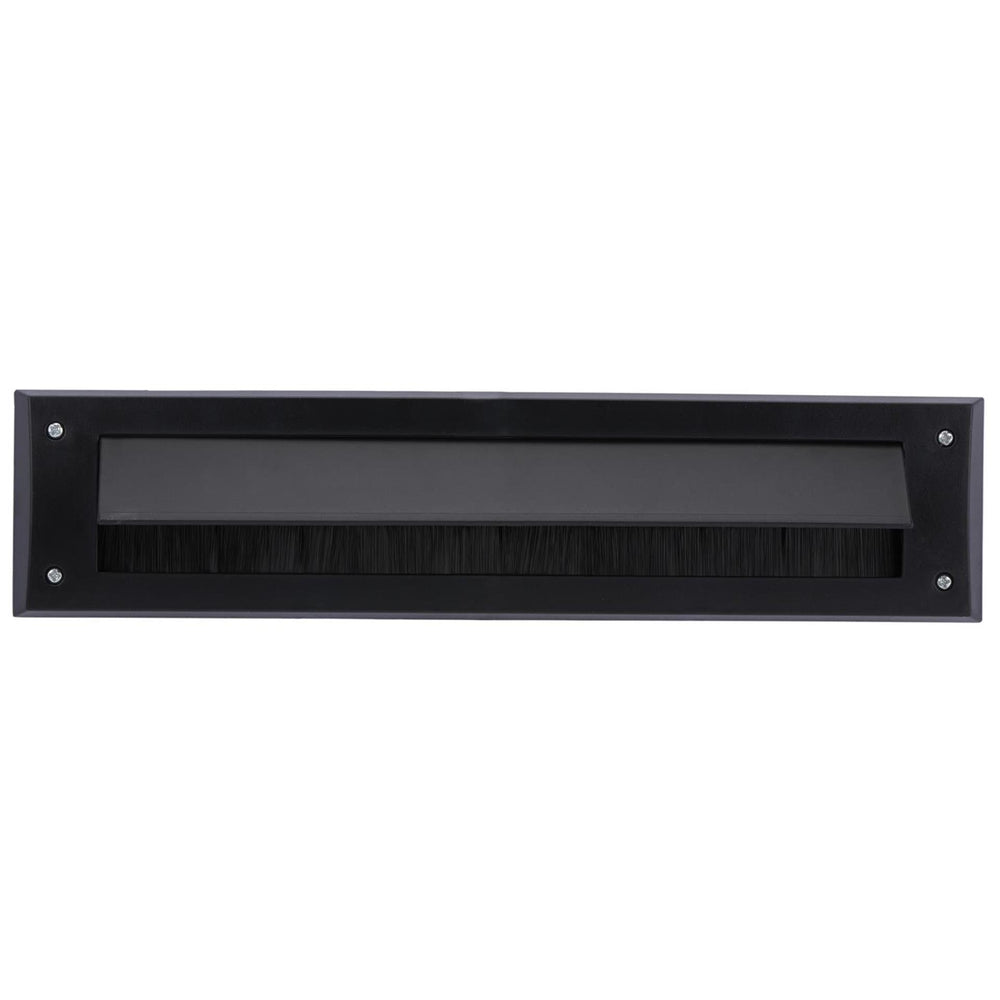Kinzo brievenbusafdekking zwart 34x8x1,5cm