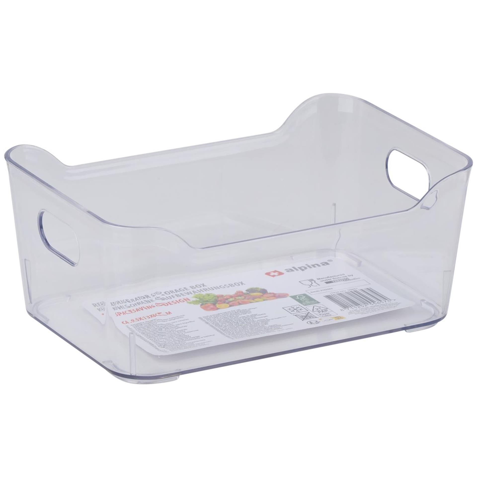 Alpina koelkast voorraaddoos 19.5x13.2x8cm