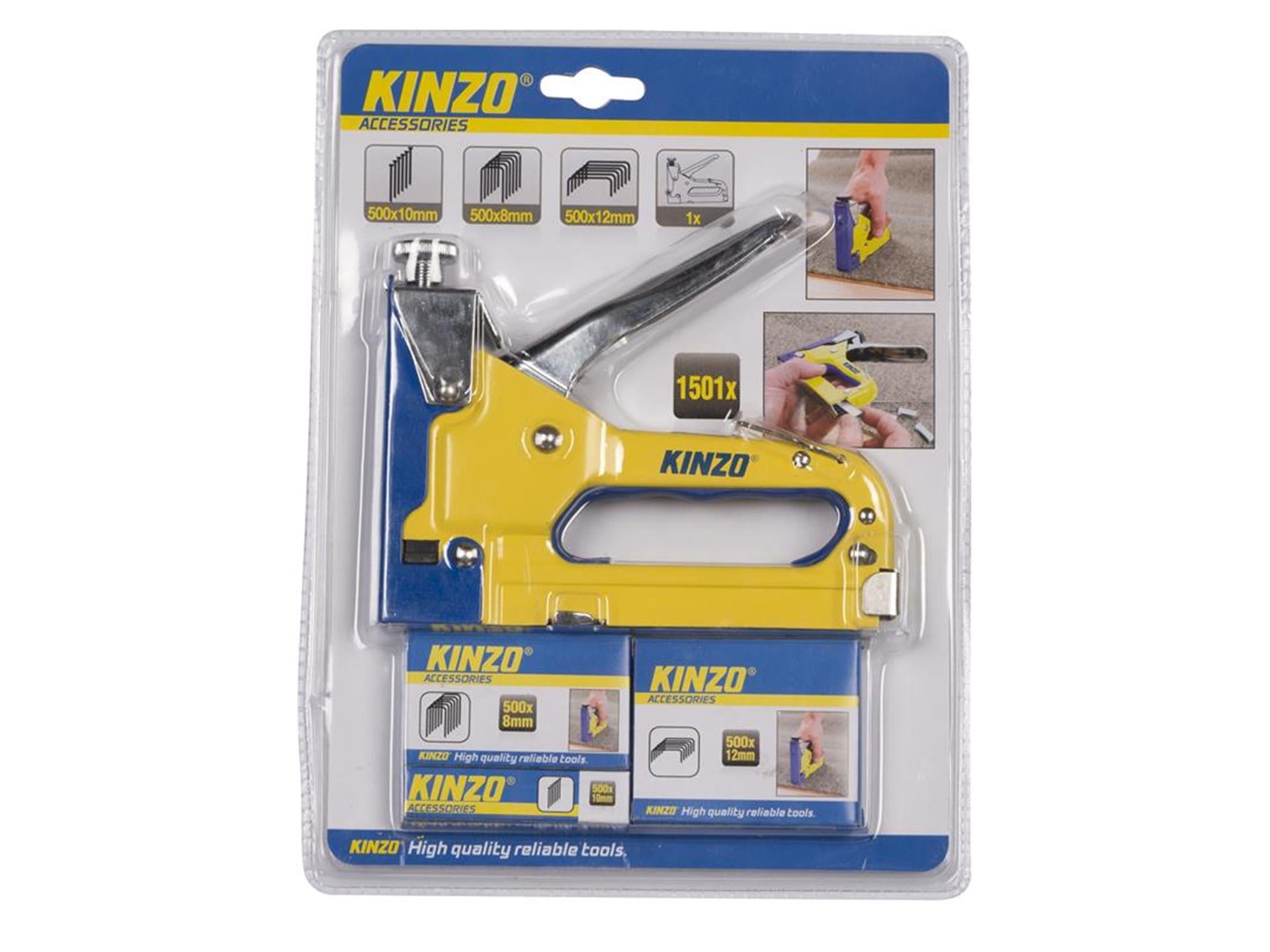 Kinzo nietmachine met 1500 nietjes