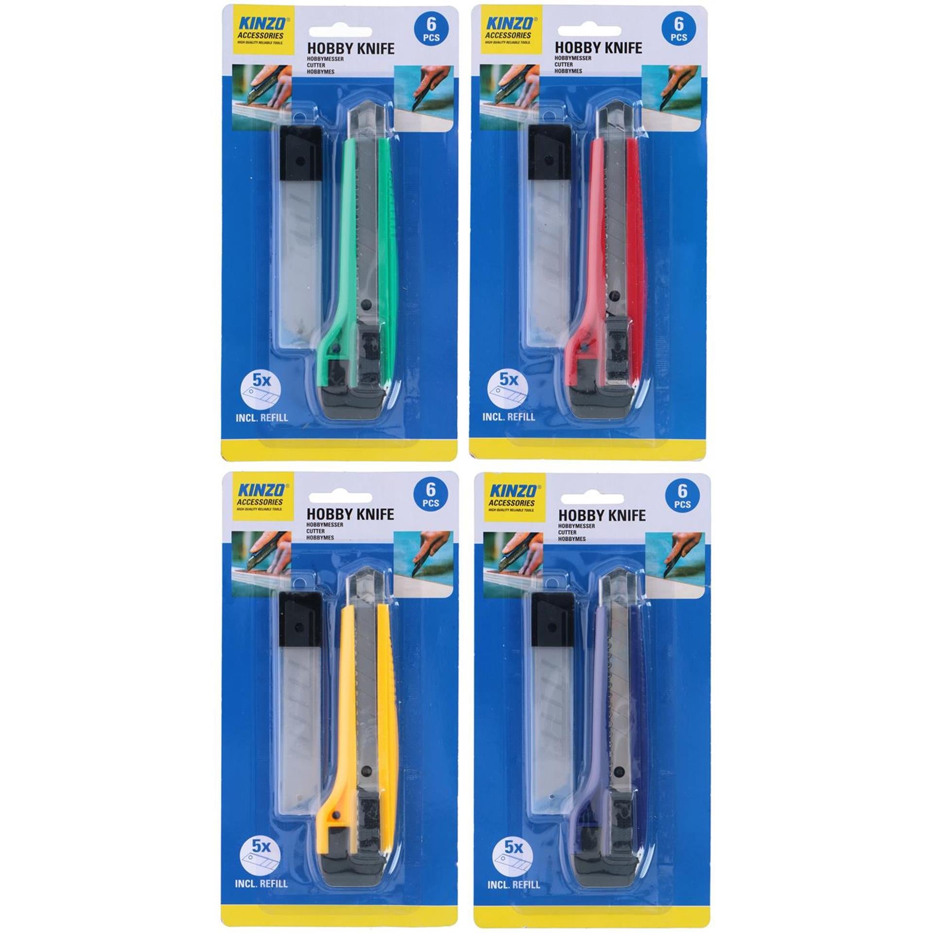 Kinzo hobbymes met reservebladen