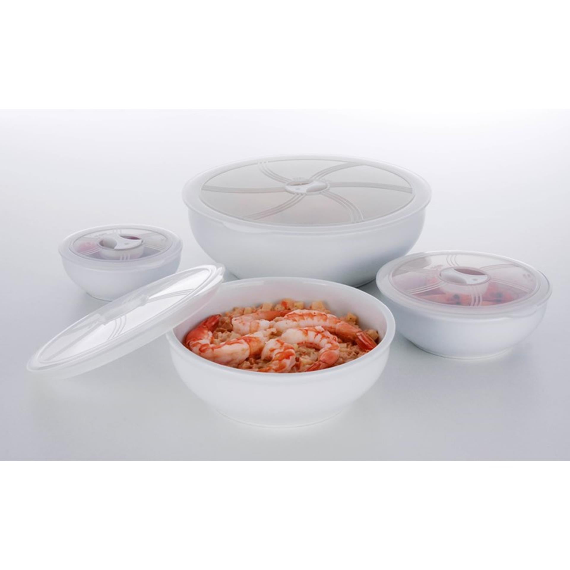 Lifetime cooking vershoudschalenset met deksel 4 delig