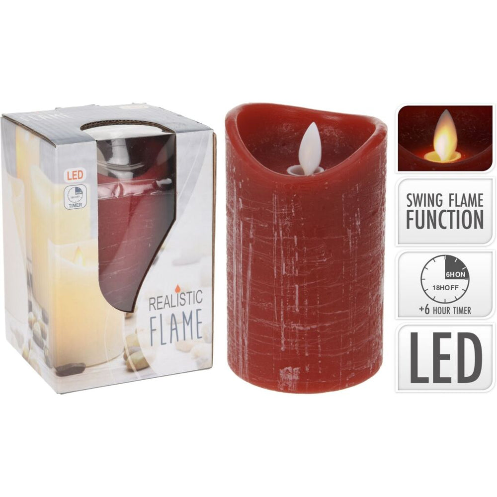 Basic ledkaars met timer rood