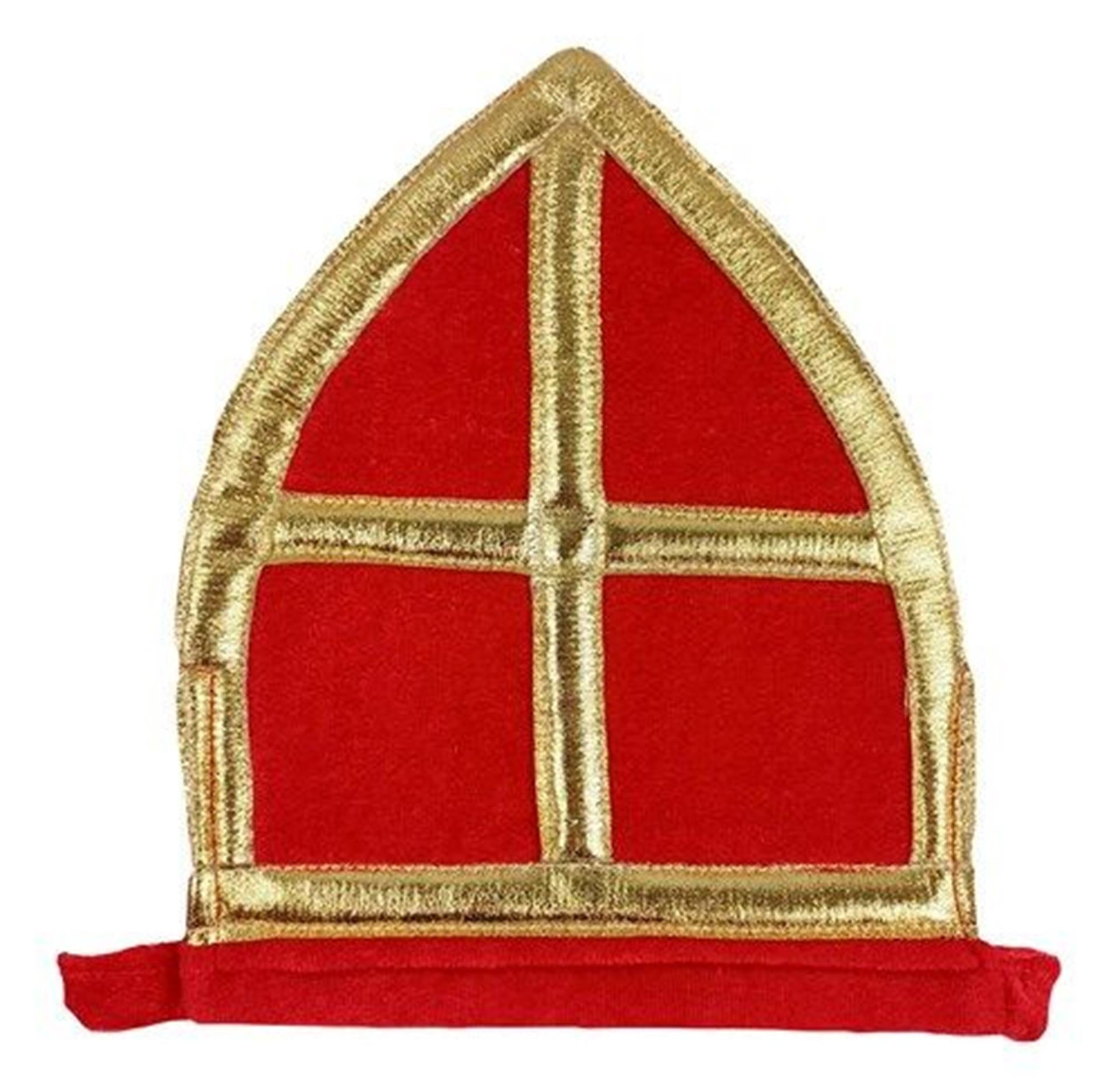 Haza sint mijter sint co. stof 25x19,5cm