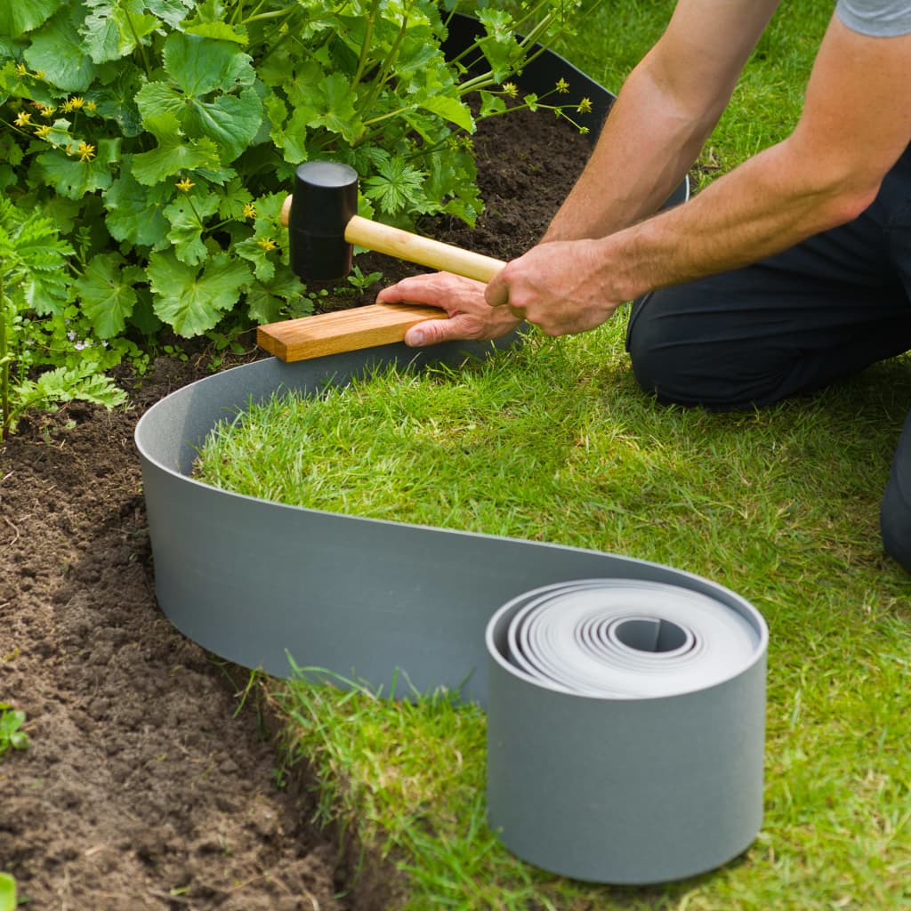 Natuurborderrand 0,15x10 m grijs