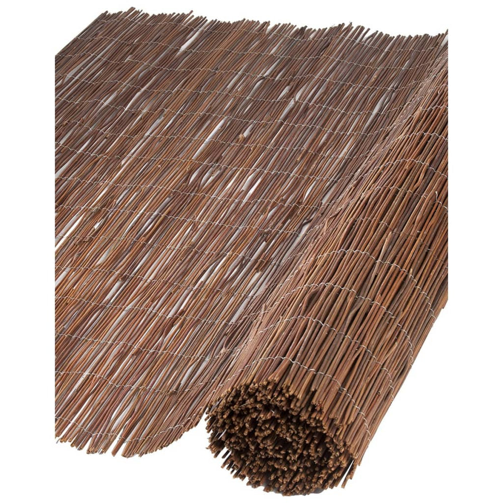 Natuur tuinscherm 1x3 m 10 mm dik wilgen