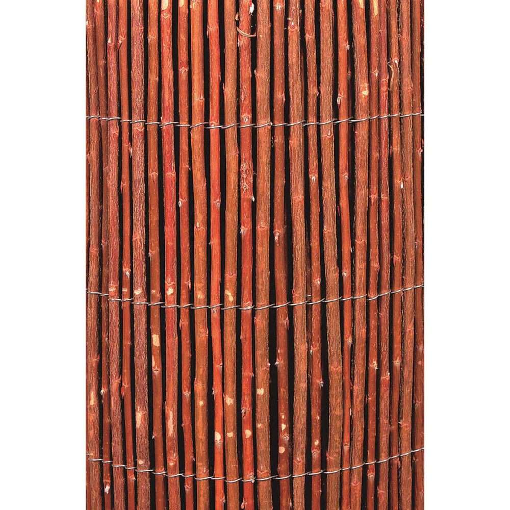 Natuur tuinscherm 1,5x3 m 10 mm dik wilgen