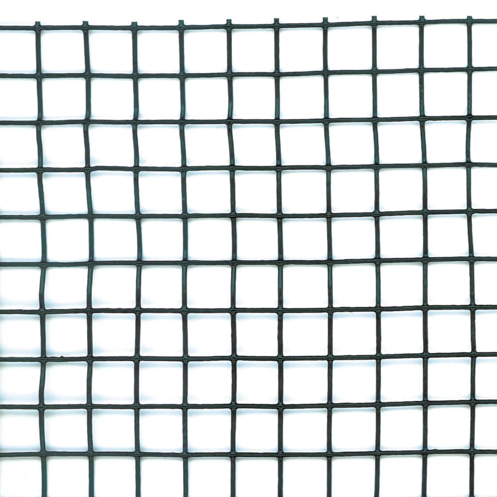 Natuur tuinscherm vierkant gaas 5x5 mm 1x3 m groen