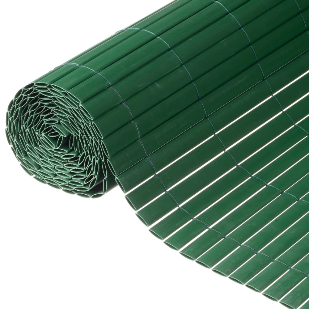 Nature tuinscherm dubbelzijdig 1x3m pvc groen