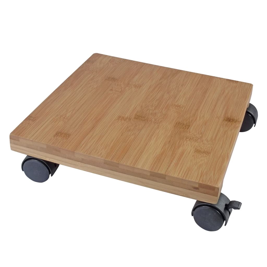 Nature plantenwagen vierkant 30x30 cm bruin bpc