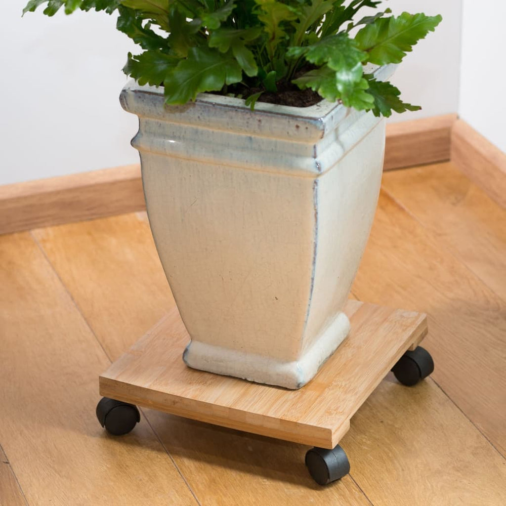 Nature plantenwagen vierkant 30x30 cm bruin bpc