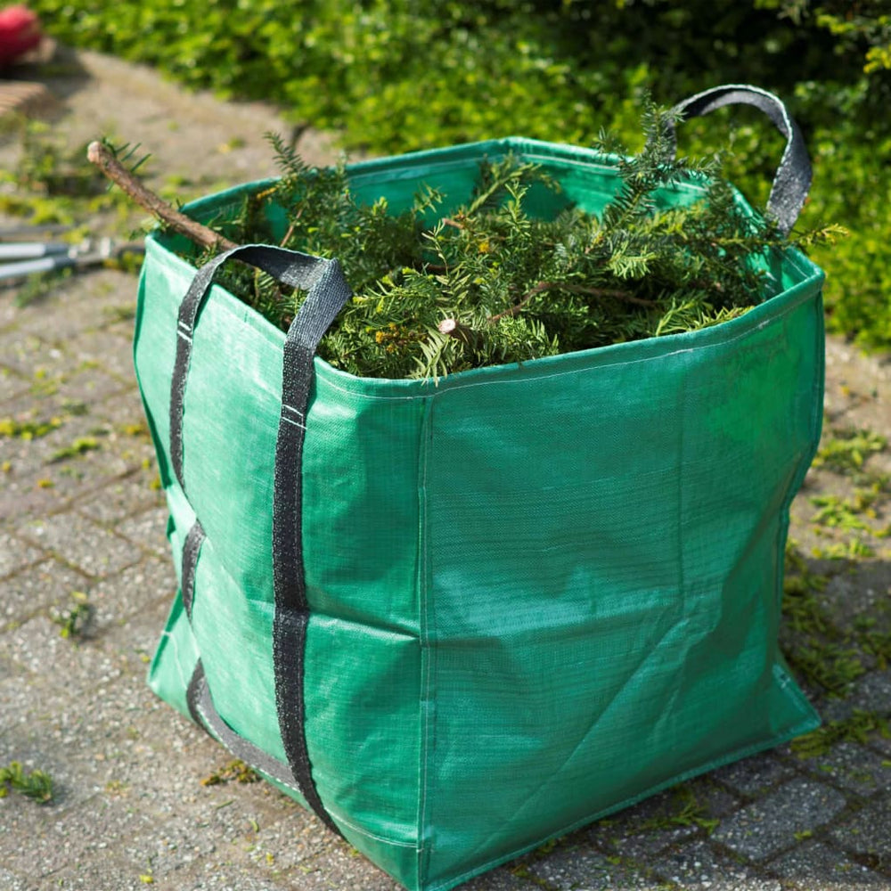 Natuurtuin afvalzak vierkant 148 l groen