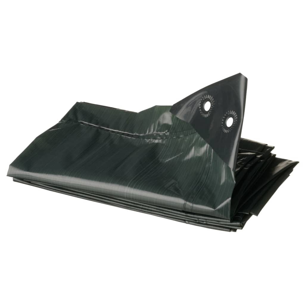 Natuurbrandhout afdekzeil 2x8m pe groen