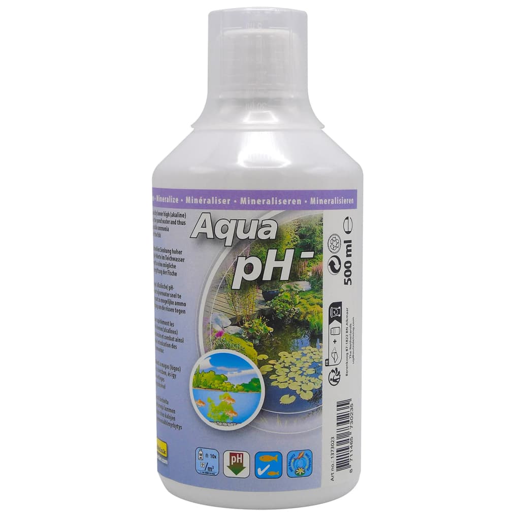 Ubbink vijverwaterbehandeling aqua ph- 500 ml voor 10000 l