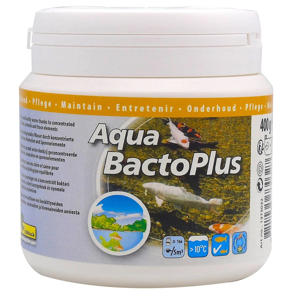 Ubbink vijverwaterbehandeling aqua bacto plus 400 ml voor 80000 l