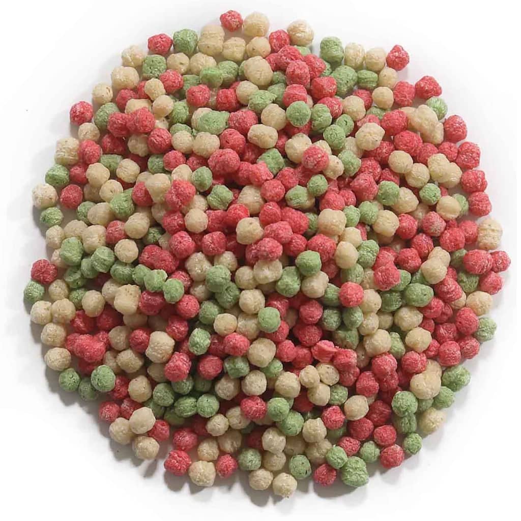 Ubbink visvoer vismix meerkleurige pellets 4 mm 15 l