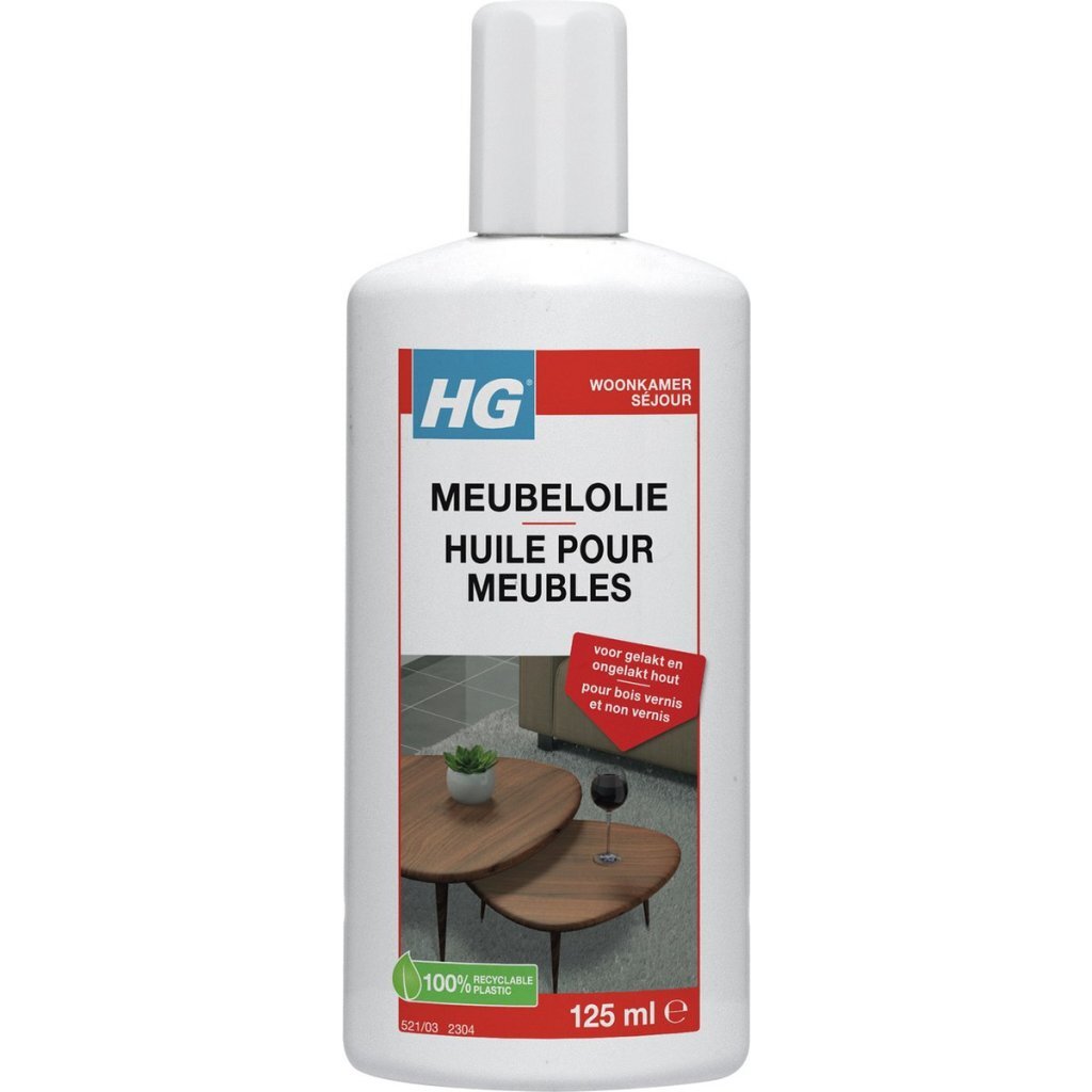 HG HG Verzorgende Meubelolie Eiken Mahonie Kersen 140ml