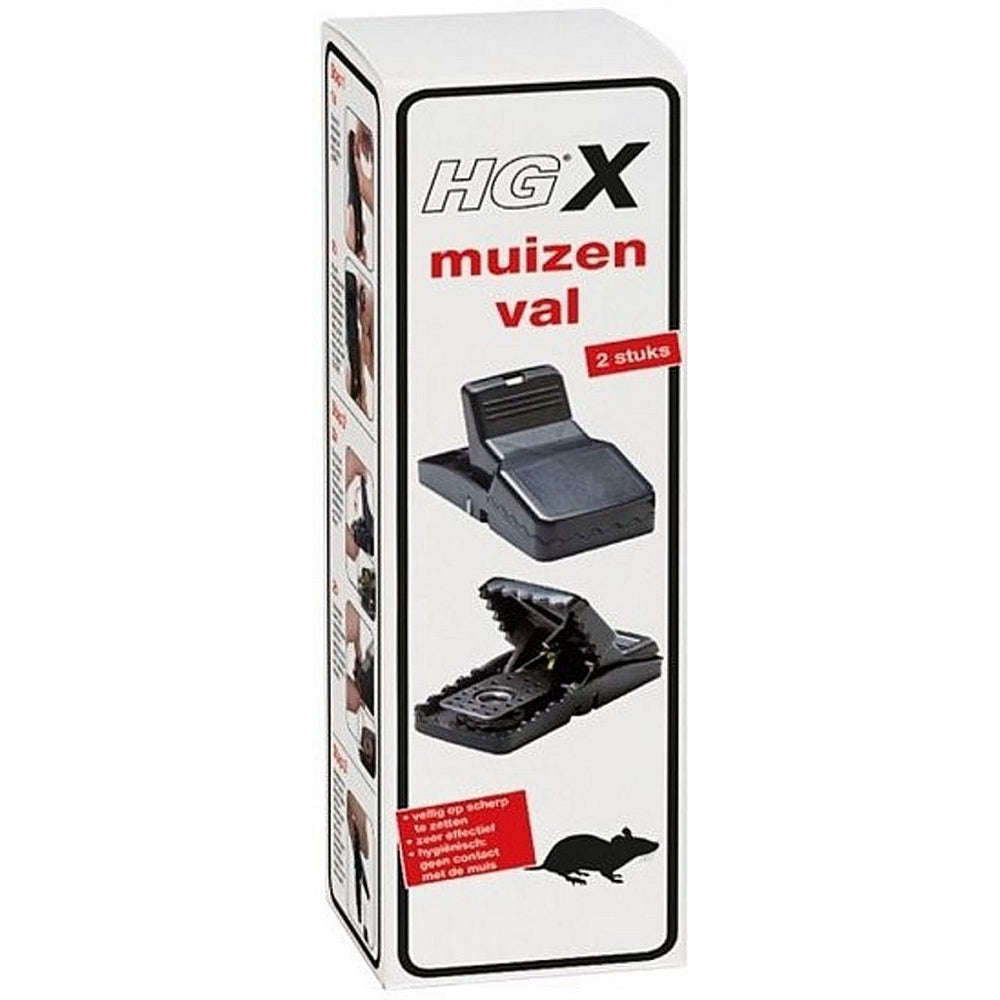 Hg x muizenval 2 stuks