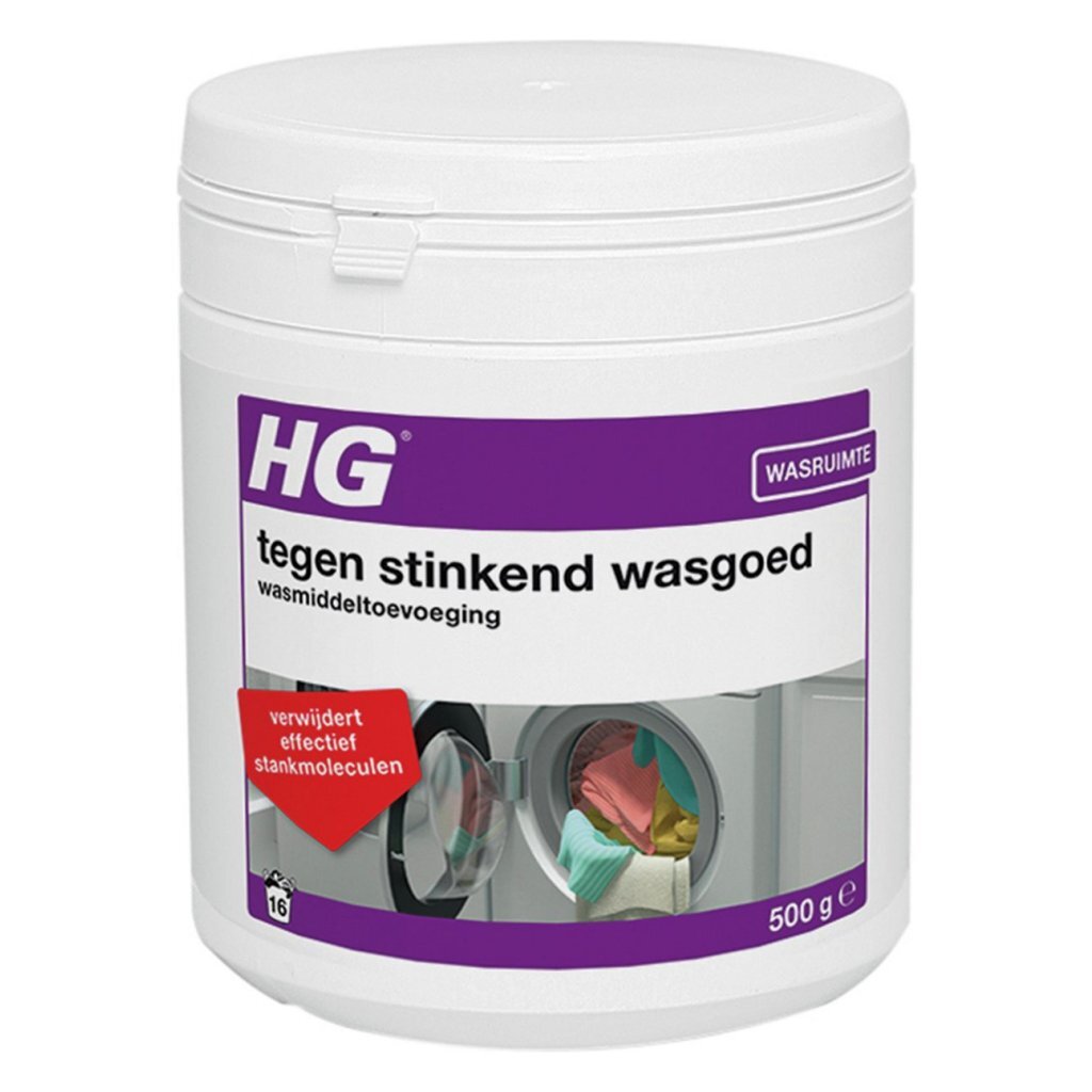 Hg wasmiddeltoevoeging tegen stinkend wasgoed 500 g