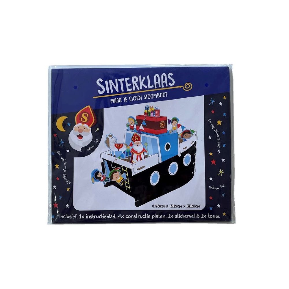 Basis sinterklaas maak je eigen stoomboot