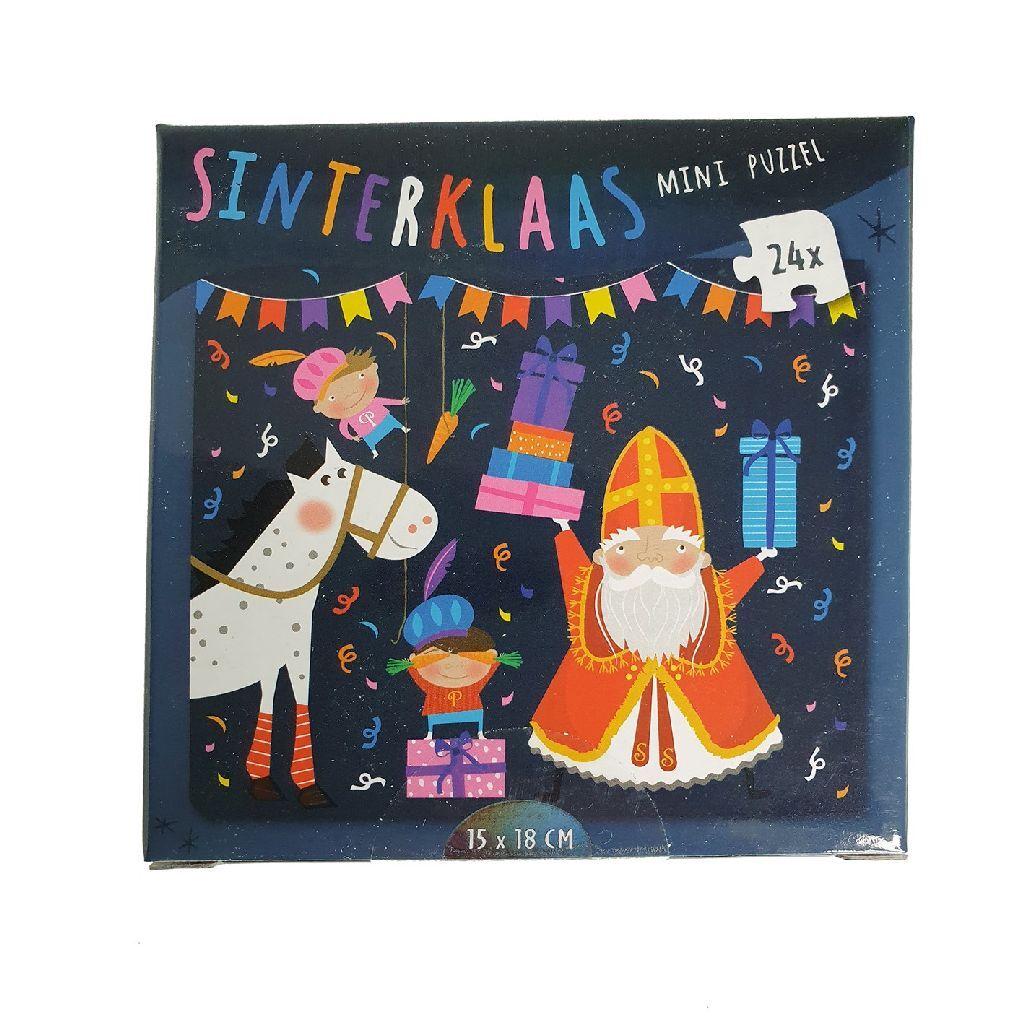 Basis sinterklaas minipuzzel 24 stukjes