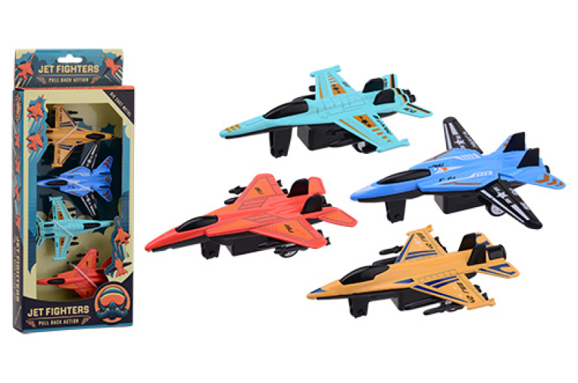 Johntoy straaljager set, 4-delig