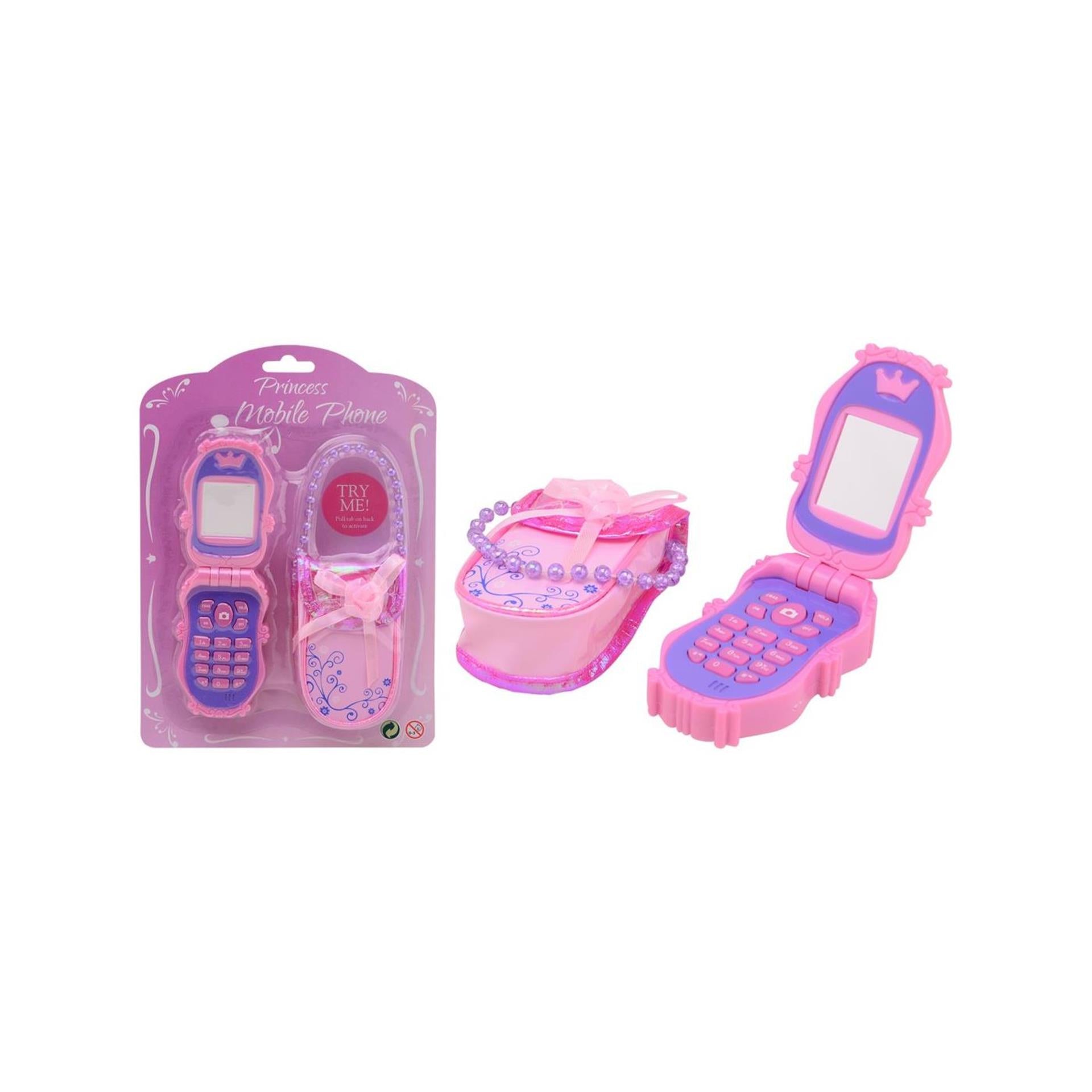 Johntoy Mobiele Speelgoed Telefoon met Tasje