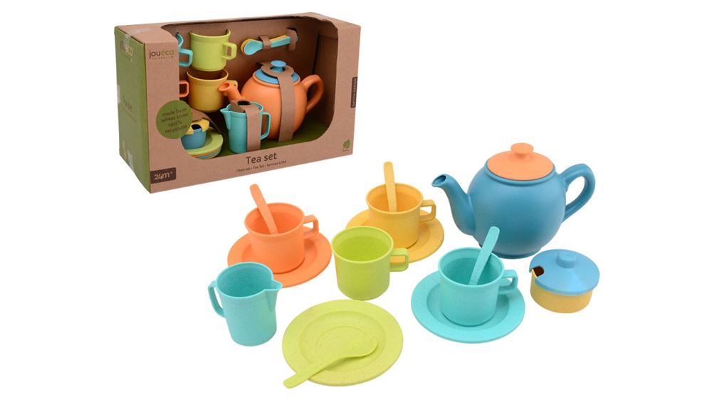 Bioplastic thee set. 17 delig. 100%