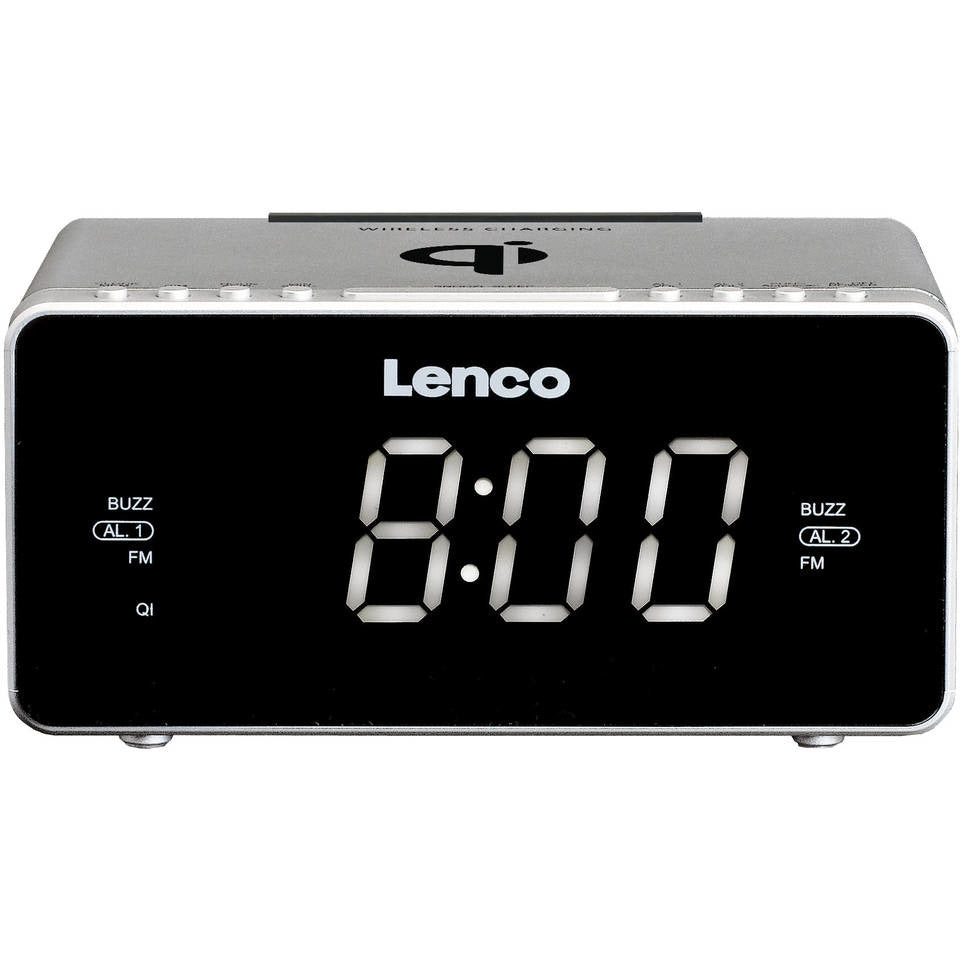 Lenco cr-550 klokradio zilver