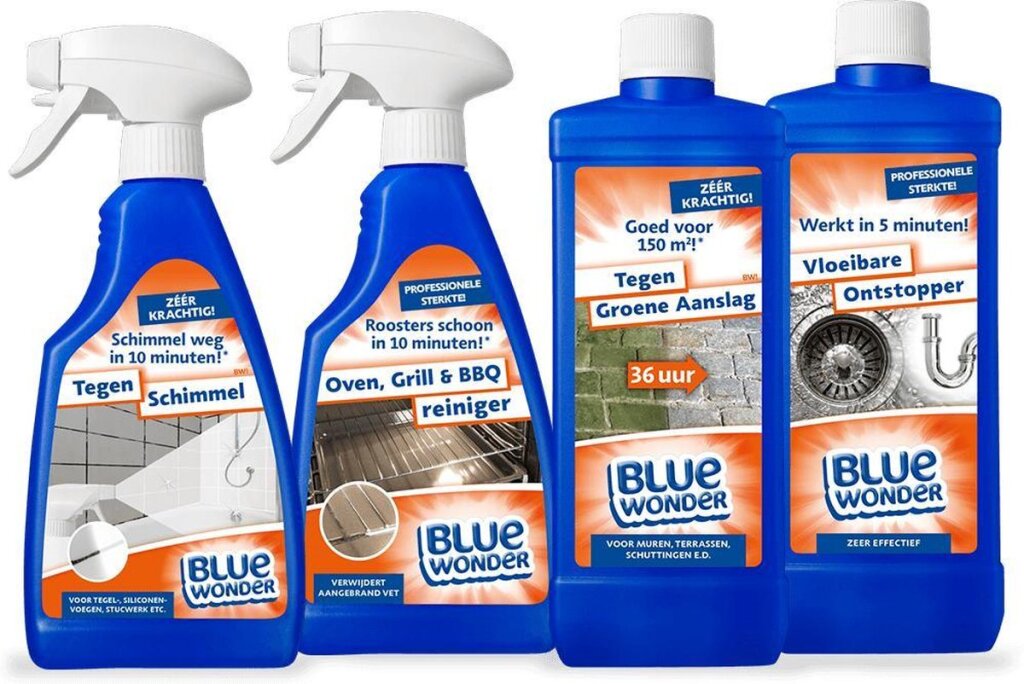 Blue wonder ovengrill- en barbecue-reiniger spray
