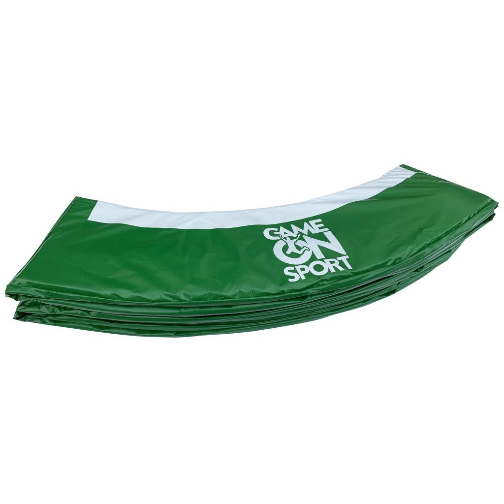 Game on sport trampoline beschermrand 366 cm groen wit