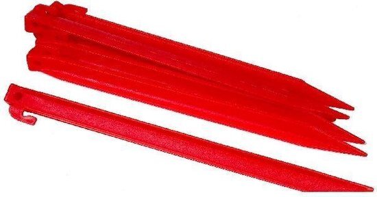 Buitententharingen kunststof 30 cm 6 stuks