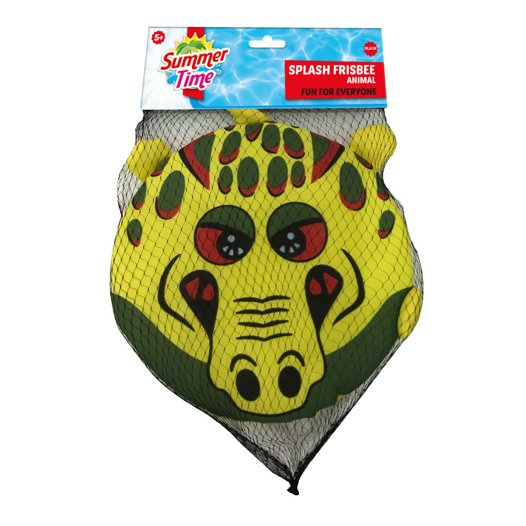 Zomerse splash frisbee dier 4 ass.