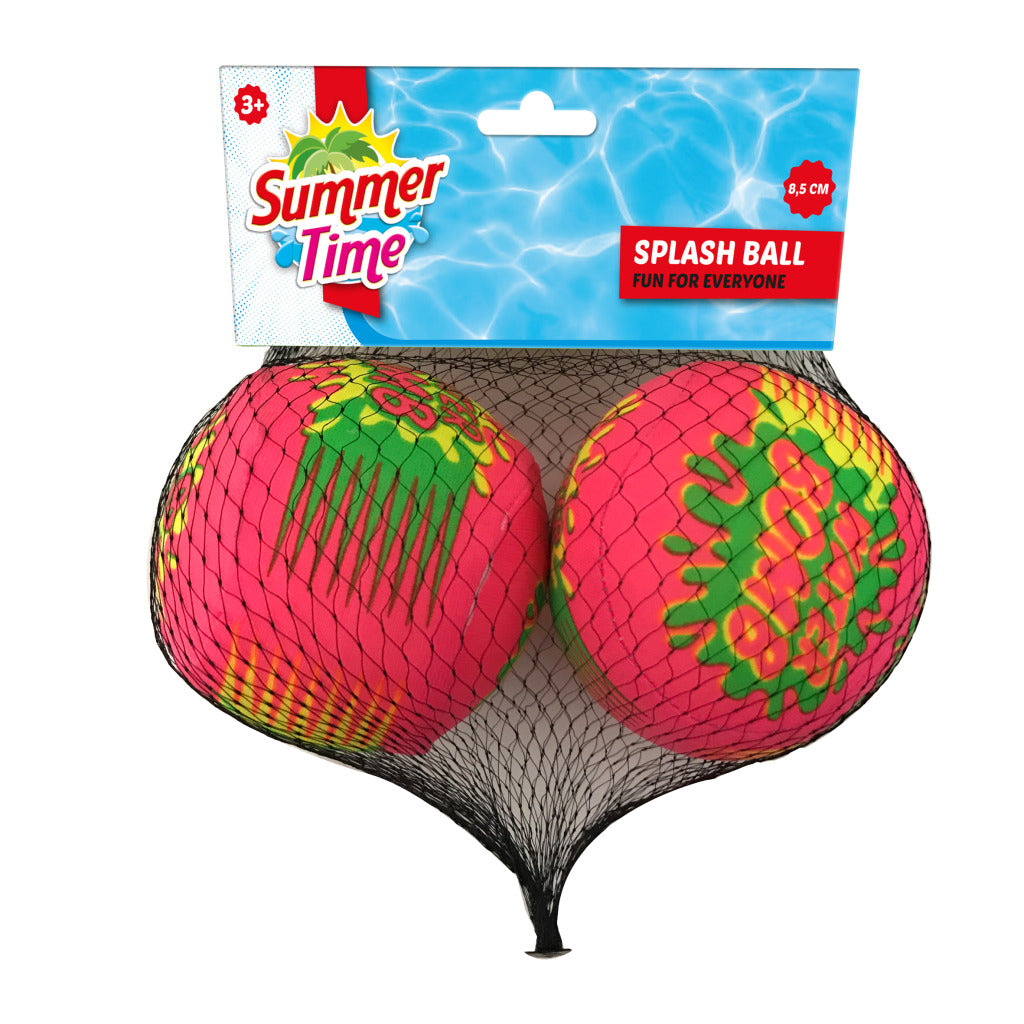 Summertime splashballen 8,5 cm 2 stuks