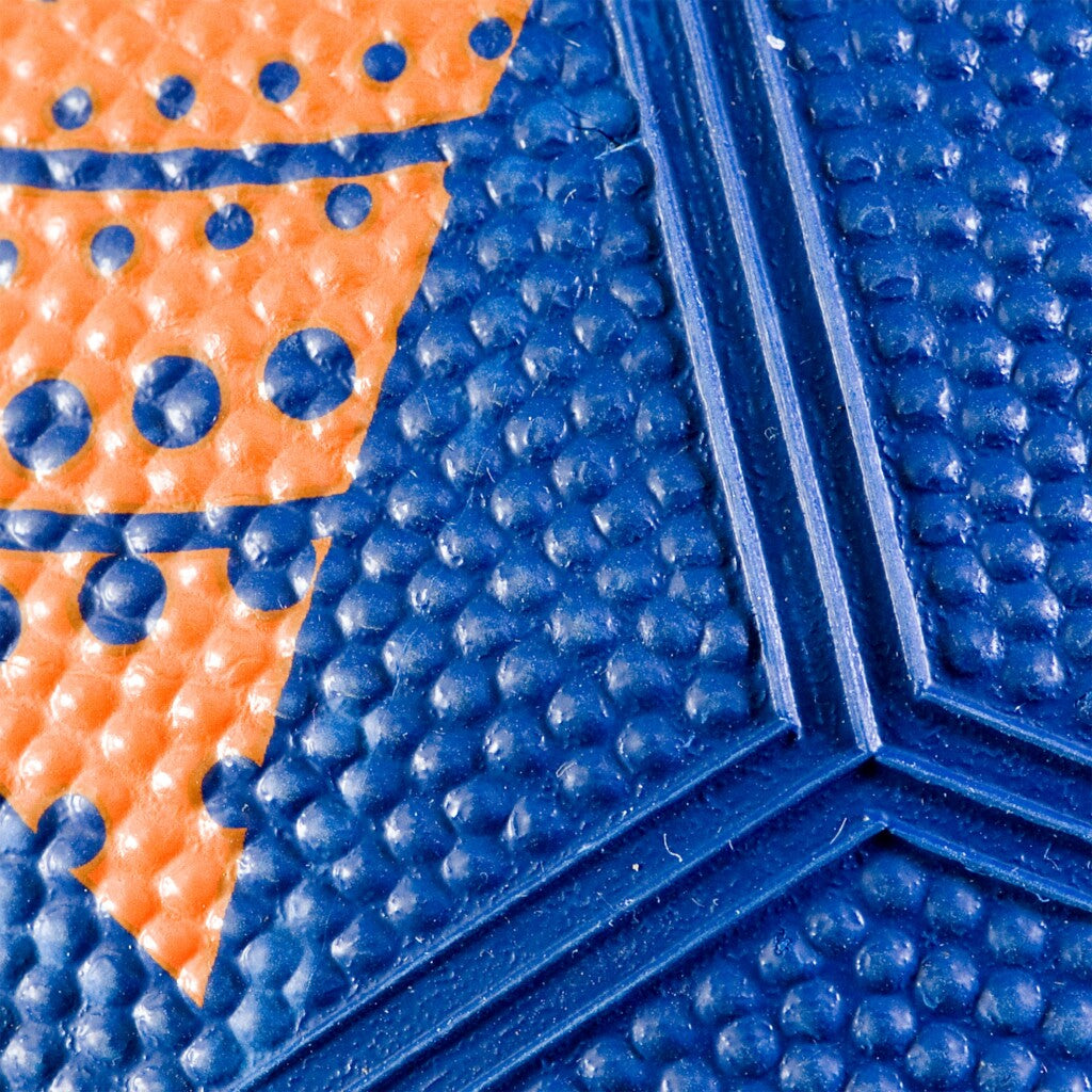 Sportx voetbalrubber oranje driehoek 360-380gr