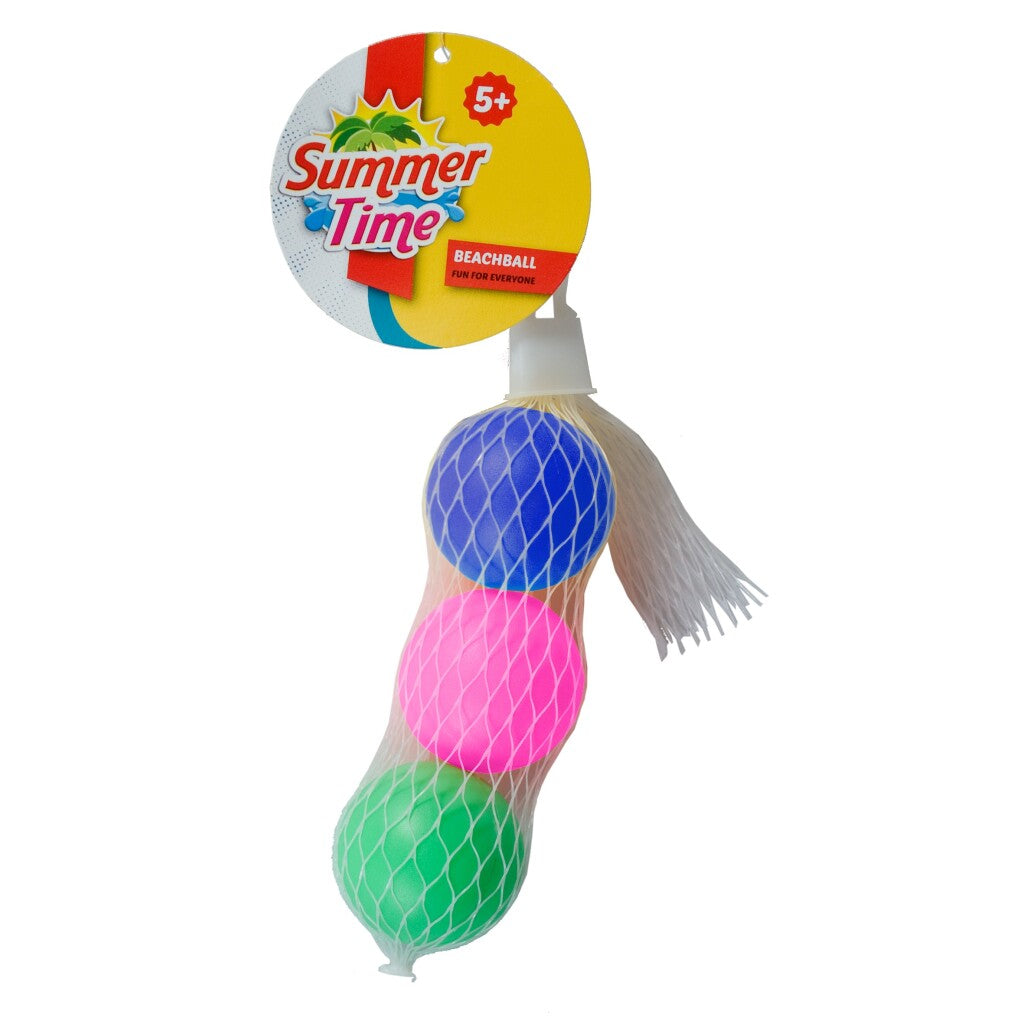 Summertime beachball ballen 3 stuks