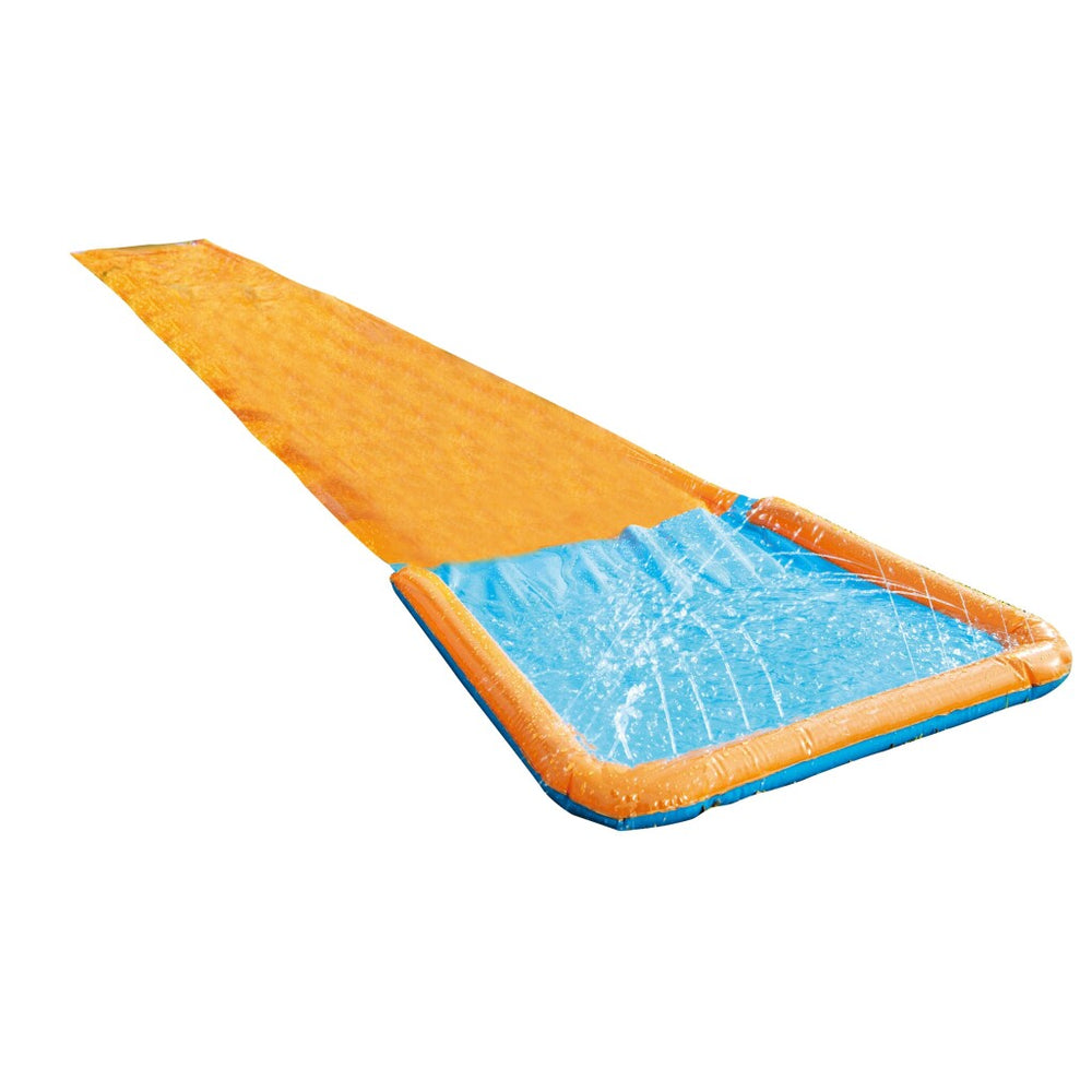 Zomerse waterglijbaan 550x80 cm oranje