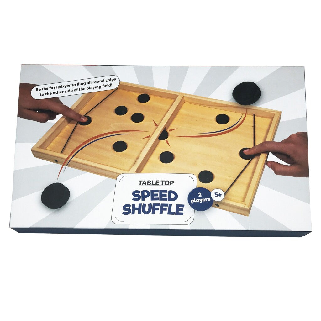 Clownspellen houten speedshuffle-spel