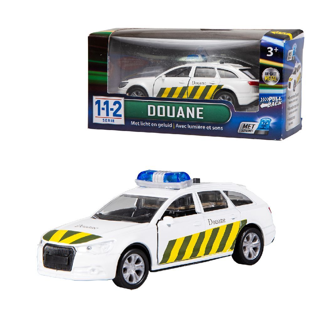Stad Stad 112 Douane Auto 1:43 + Licht Geluid