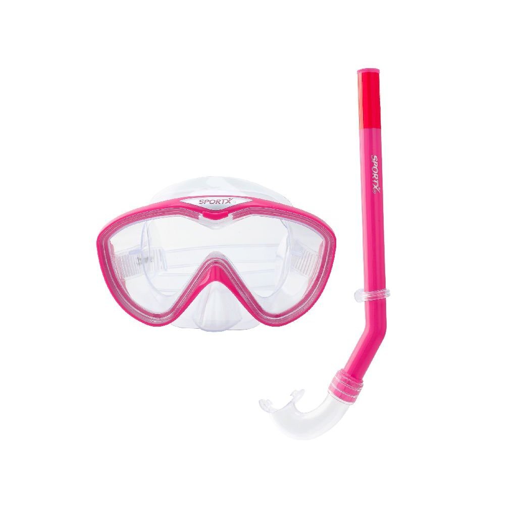 Sportx kids snorkelset 4 sterren assorti