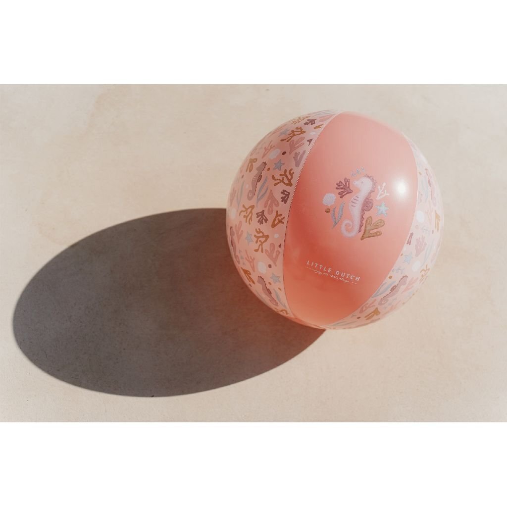 Little Dutch Ocean Dreams strandbal roze, 35cm